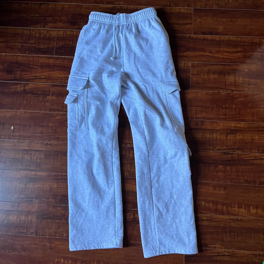 GARAGE Gray Cargo Sweatpants